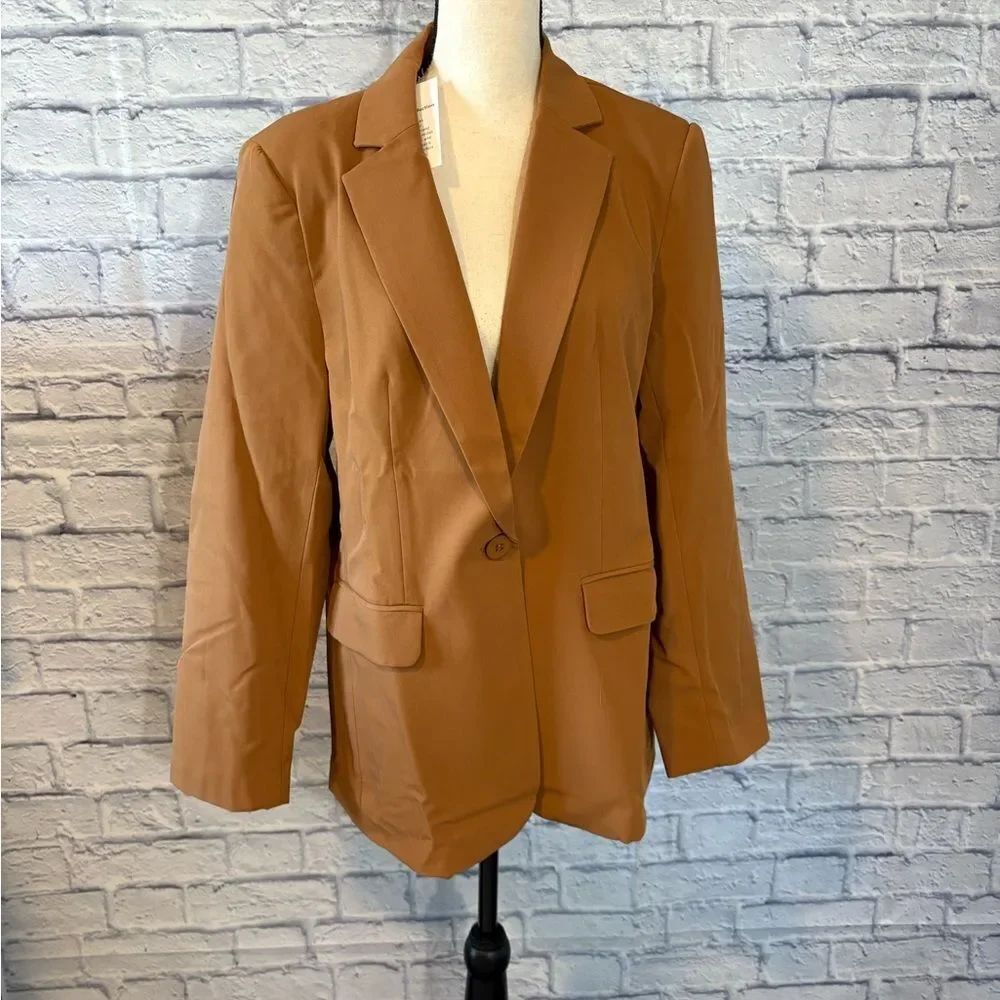Elegant Women's Brown Blazer